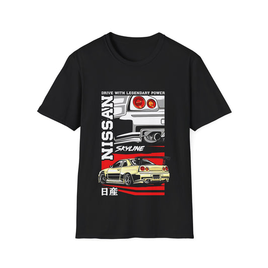 Nissan Skyline Power JDM T-Shirt 6-Built Not Bought Series | Epic Edits Studio