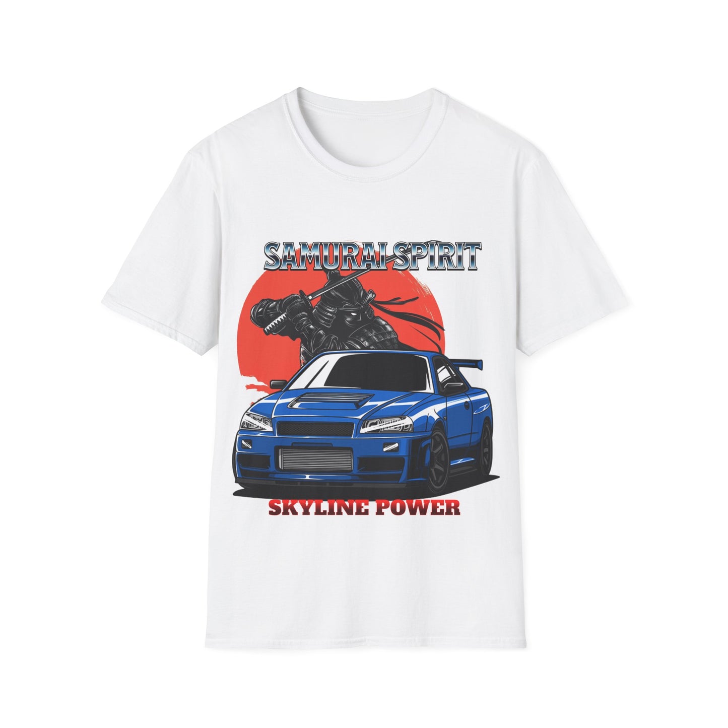 Samurai Spirit Skyline Power JDM T-Shirt 5 -Built Not Bought Series | Epic Edits Studio