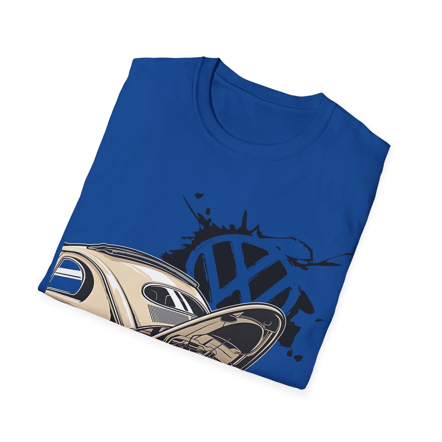 Vintage VW Beetle T-Shirt — Classic Air-Cooled Car Graphic