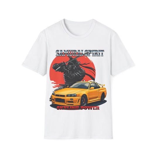 Samurai Spirit Skyline Power JDM T-Shirt 2 -Built Not Bought Series | Epic Edits Studio