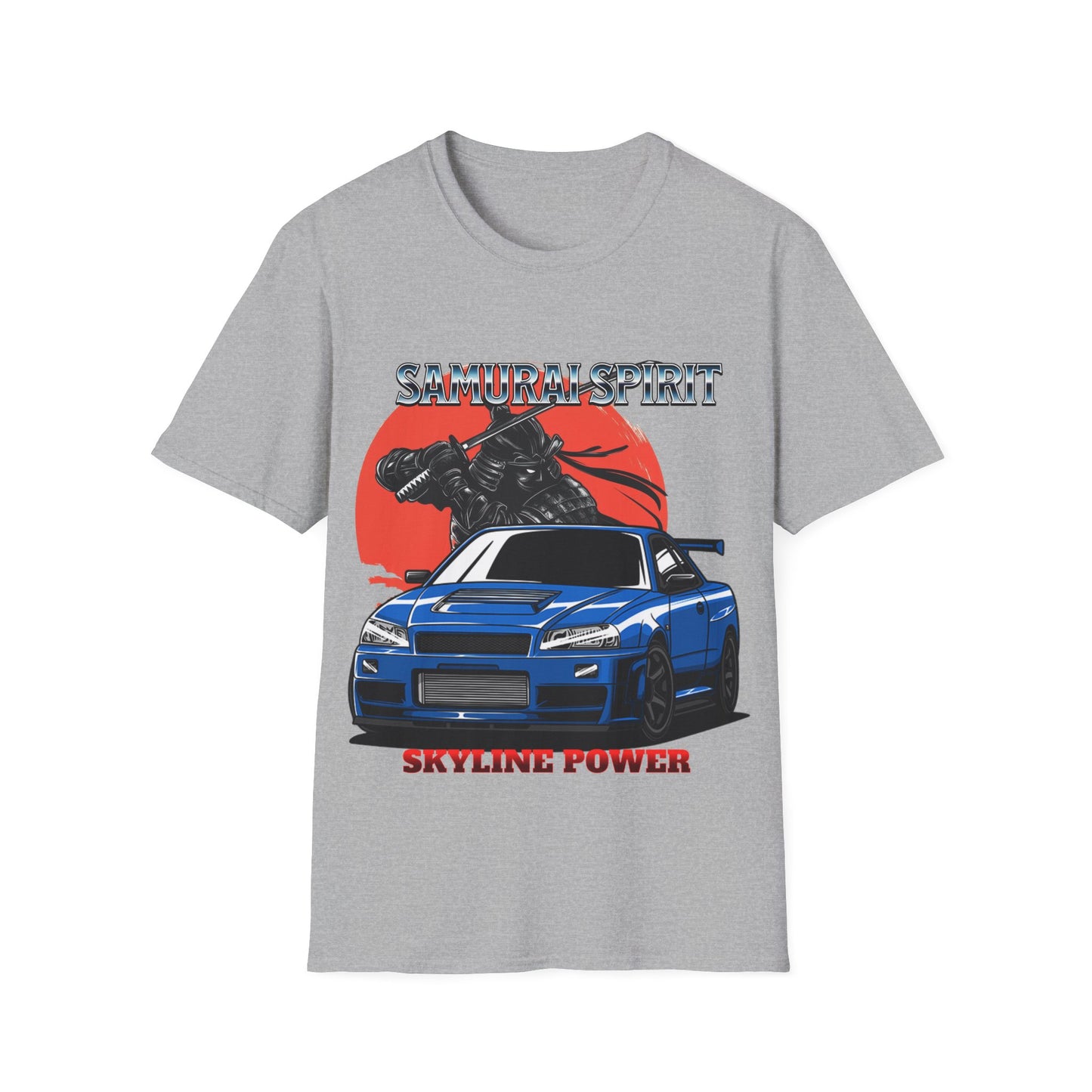 Samurai Spirit Skyline Power JDM T-Shirt 5 -Built Not Bought Series | Epic Edits Studio
