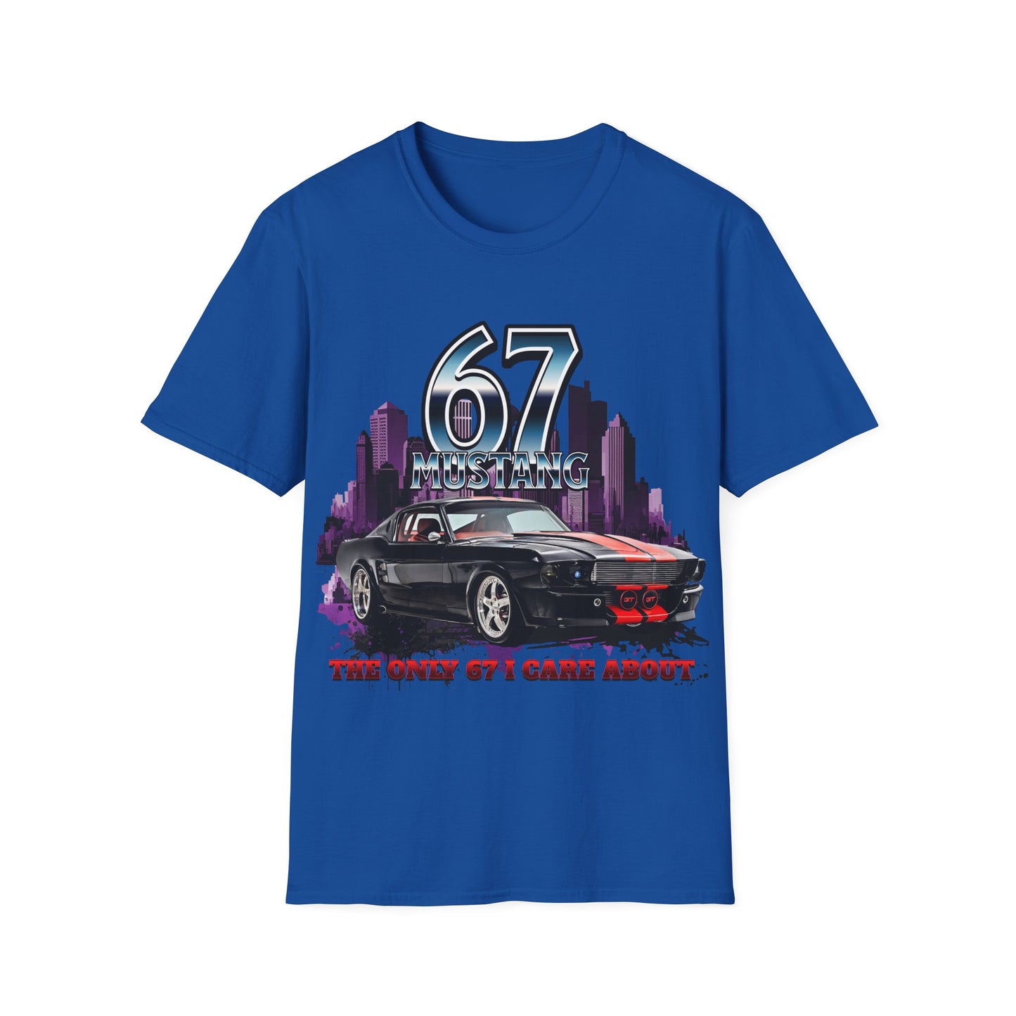 ’67 Ford Mustang Muscle Car T-Shirt – “The Only 67 I Care About” Classic Car Tee
