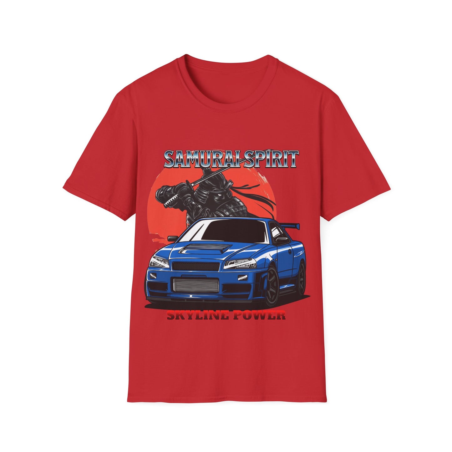 Samurai Spirit Skyline Power JDM T-Shirt 5 -Built Not Bought Series | Epic Edits Studio
