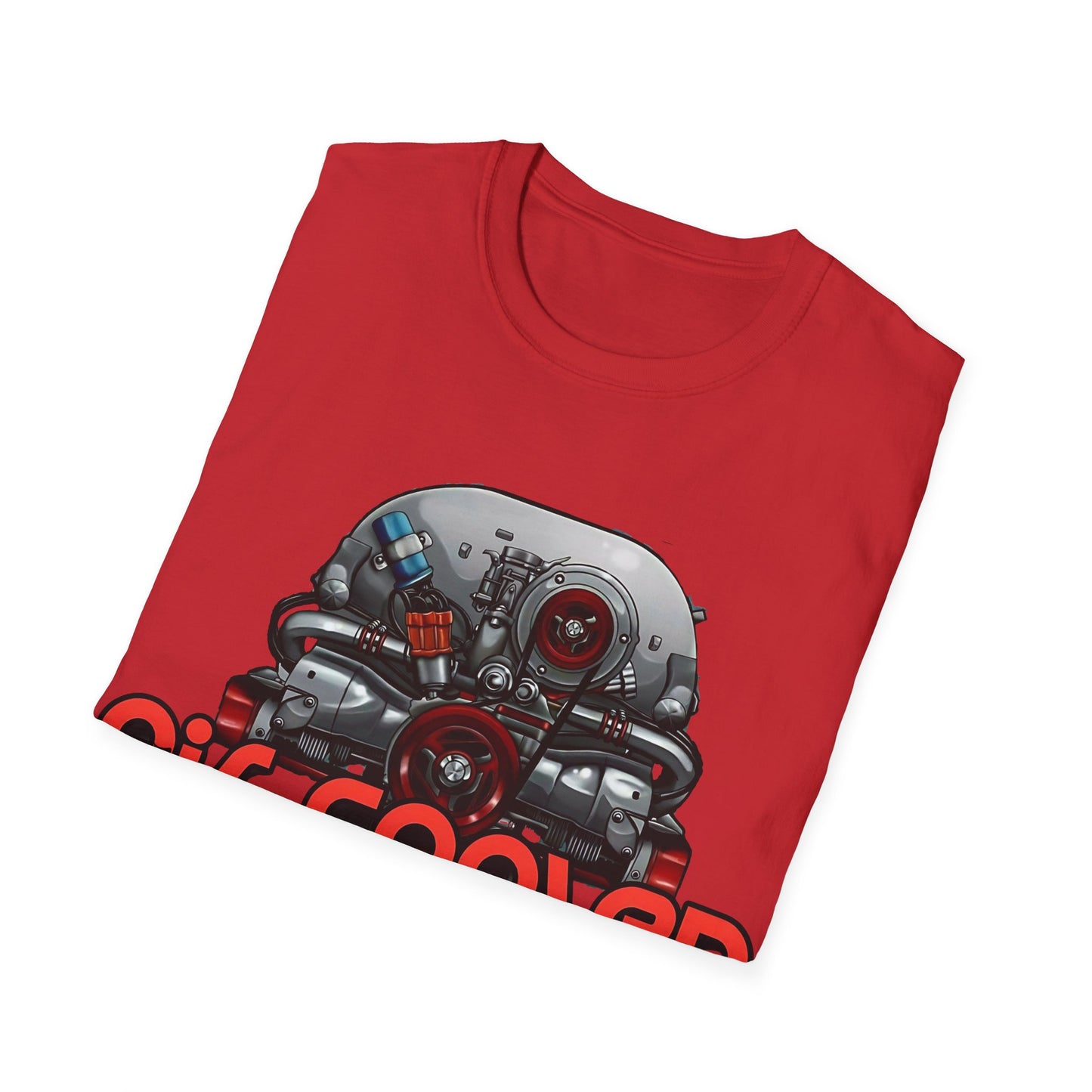 Air-Cooled VW Engine T-Shirt — "Air Cooled It's My Life" Vintage Volkswagen Tee