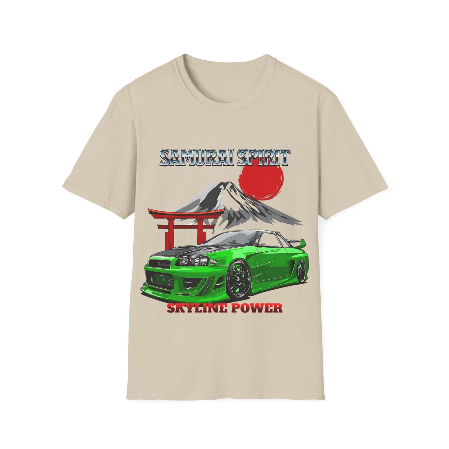 Samurai Spirit Skyline Power JDM T-Shirt 7 -Built Not Bought Series | Epic Edits Studio