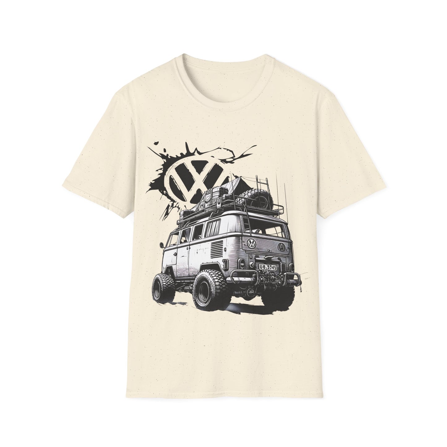 VW Camper Van Adventure T‑Shirt — Vintage vw kombi Off‑Road Surf Bus Graphic Tee