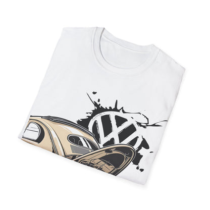 Vintage VW Beetle T-Shirt — Classic Air-Cooled Car Graphic