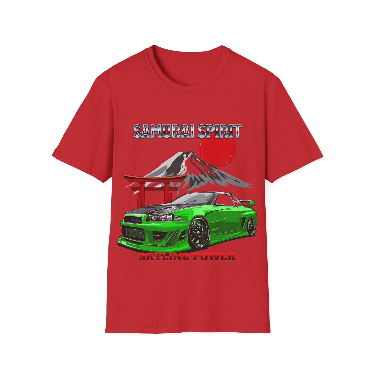 Samurai Spirit Skyline Power JDM T-Shirt 7 -Built Not Bought Series | Epic Edits Studio