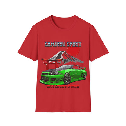 Samurai Spirit Skyline Power JDM T-Shirt 7 -Built Not Bought Series | Epic Edits Studio