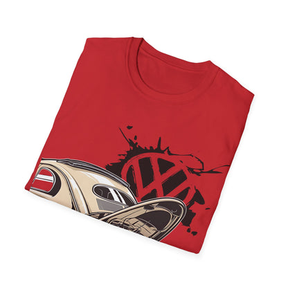 Vintage VW Beetle T-Shirt — Classic Air-Cooled Car Graphic
