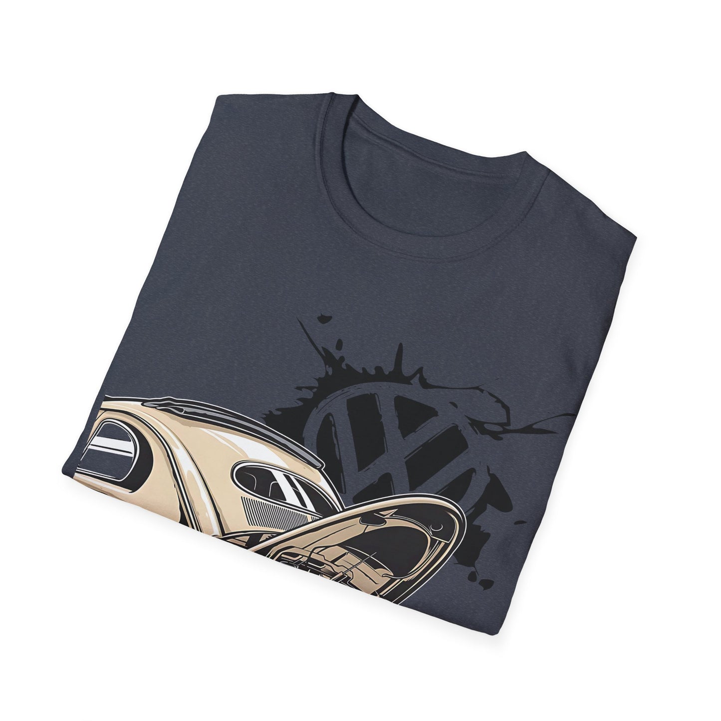 Vintage VW Beetle T-Shirt — Classic Air-Cooled Car Graphic