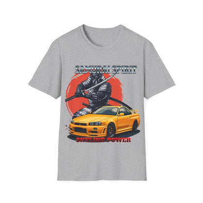 Samurai Spirit Skyline Power JDM T-Shirt 3 -Built Not Bought Series | Epic Edits Studio