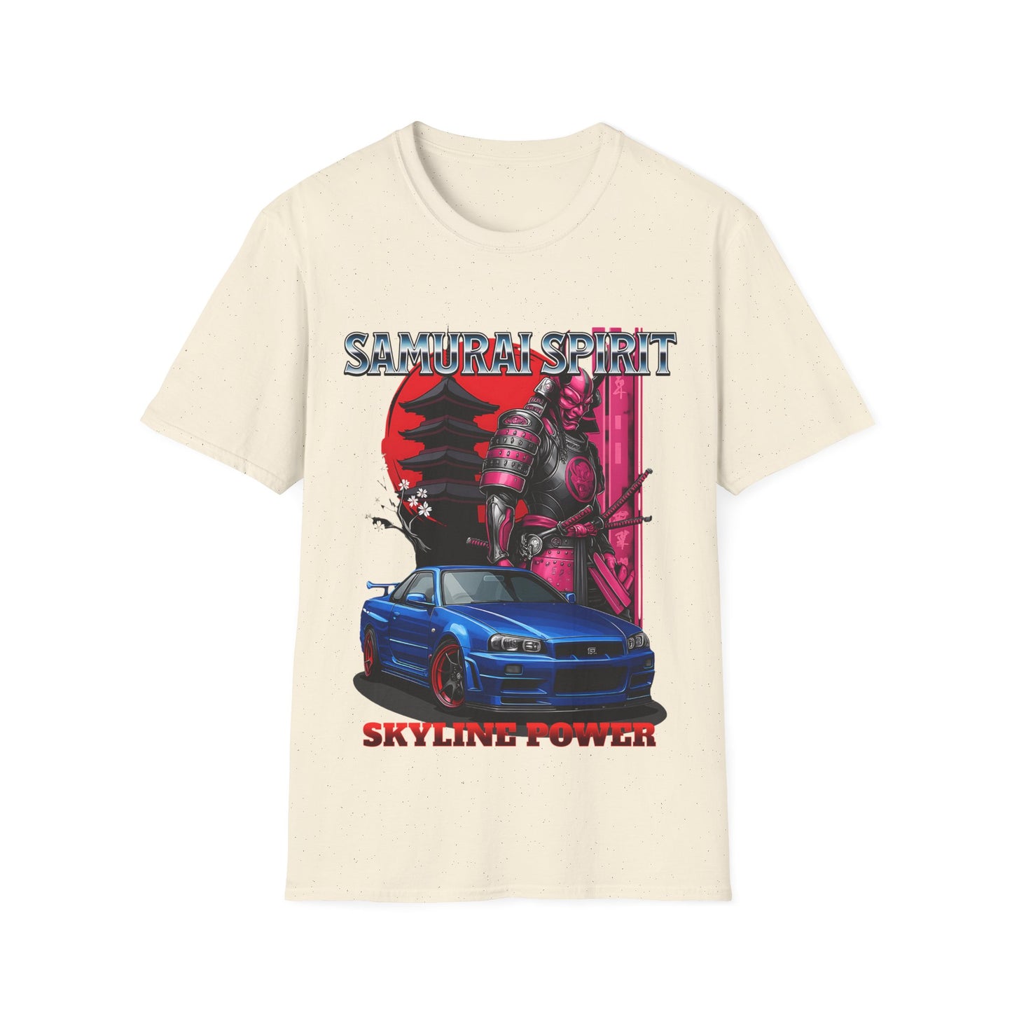 Samurai Spirit Skyline Power JDM T-Shirt 1 -Built Not Bought Series | Epic Edits Studio